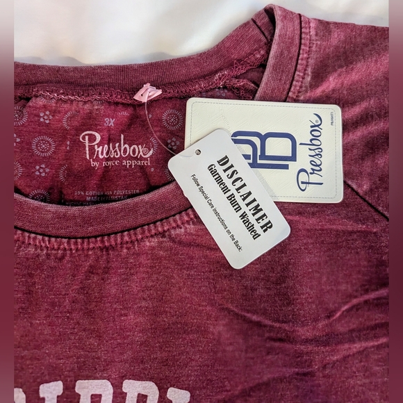 Women's plus size Mississippi State Bulldogs long sleeve T-shirt in size 3x. - Picture 3 of 8